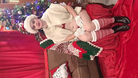 ("Mrs.'s Clause, Can't wait till Mr. Clause Cums home for Creampie Christmas")