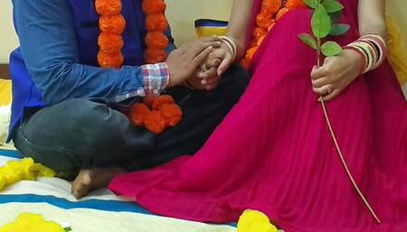 First Night of a newly married desi beautiful girl with addicted husband