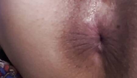 BBC Big dildo anal ride