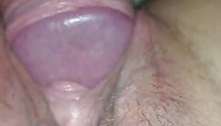 Dutch MILF gets her juicy pussy fucked by a fat cock and gets a creampie as a reward