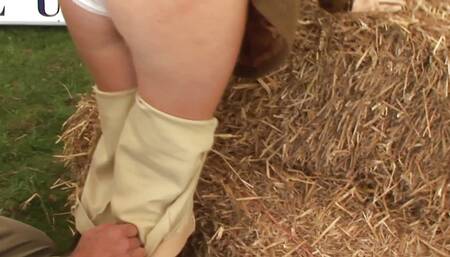 Caroline De Lys a horny woman with blonde hair gets her