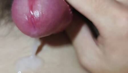 It's fun to rub the frenulum of the cock, and it's fun to squirt w when you play