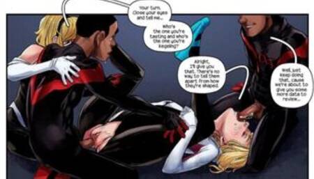 Spider-Man: Multiverse Miles and Gwen Hardcore Fucking Together #3