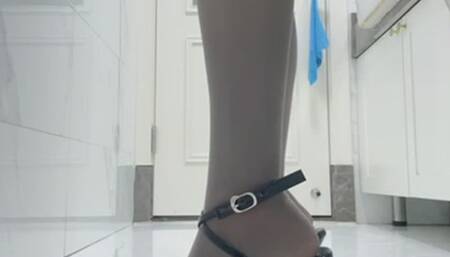 High heels trample