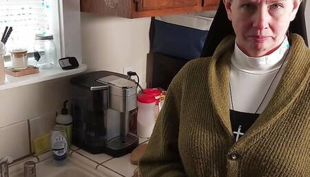 AuntJudysXXX - Naughty Horny Mature Nun Autumn Fucks the Handyman