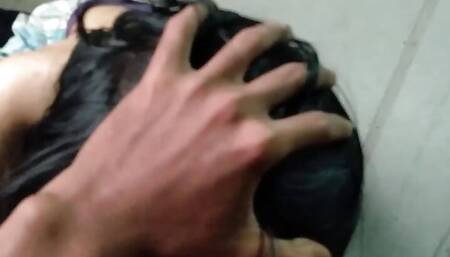 The best blowjob from my boyfriend makes me cum 2x in her petite mouth