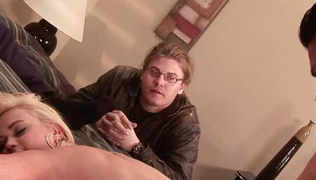 Wife Camryn Cross Fucks a Stranger in Front of Hubby and a Producer