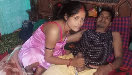 Bihari sexy housewife fucked with her father in law bihari couple