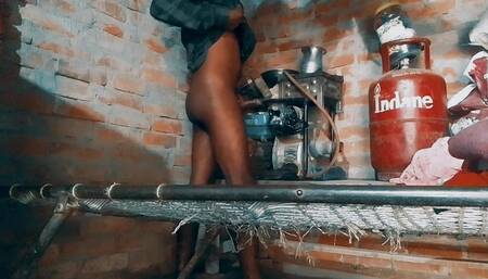 Dirty boy banging in the machine and the sound of the tabla coming out