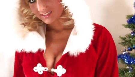 Christmas Nude Present From Cute Blonde Vanessa