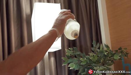 YOSHIKAWASAKIXXX - Yoshi Kawasaki Showcases His Bloated Ball