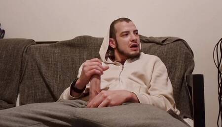 A Good Cumshot Before Go to Sleep