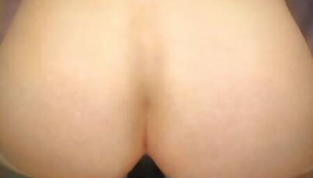 Super sloppy Mature CD w' Dildo