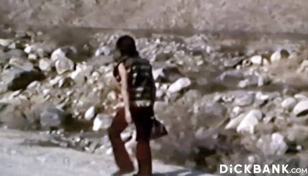 Horny Gays Blows Cock Before Bareback Outdoor