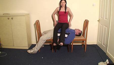 Hannah's Sitting Ass Grinding Bouncing Face Sit 2