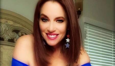 MILF in Blue: Big Tits, Deep Throat, and Intense Dildo Pla