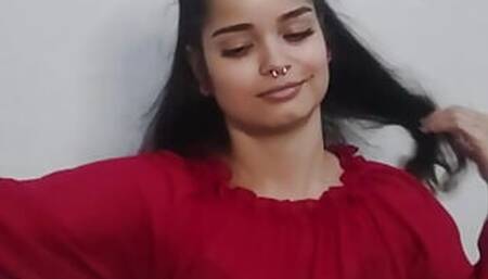 Playing the role of submissive girlfriend with deep oral sex on Wellington Prado's big cock before he fucks me on all fours