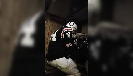 Football jock enjoys his coach