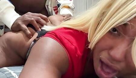 Black College slut fijii pornbox Swallows gets railed by a BBC