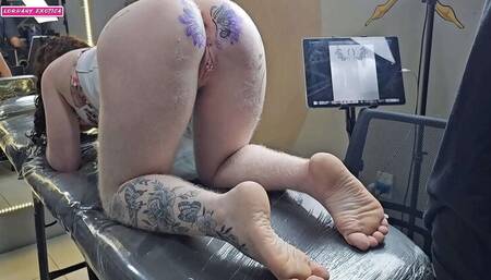 Big Woman Leaves Pink Cushion for Hardcore Action