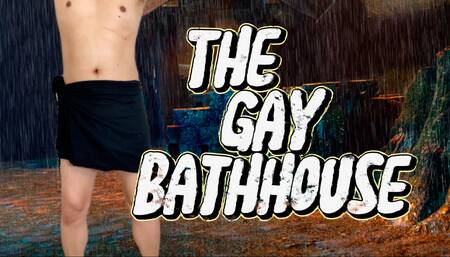 A gay man had sex with a lot of men in a gay bathhouse and swallowed a lot of cum