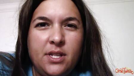 Bound and Gagged: Stinky Breath and Ass Farts Domination by a Giant-assed Goddess