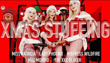 XMAS STUFFING 1080p ft Mistress Patricia Alexandra Wildfire Lady Phoenix XXX Slayer Maz Morbid - Pegging Christmas