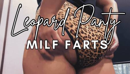 Leopard Print Panties MILF Farts Compilation