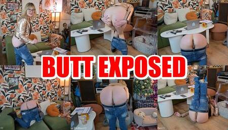 Bratty Girl's Exposed Butt Starring Lexi Dollface