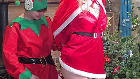 the elf and santa fucks stepmother claus