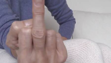 Lady Victoria Valente - Cashmere Outfit, Beautiful Hands, Short Fingernails, Close-ups, JOI