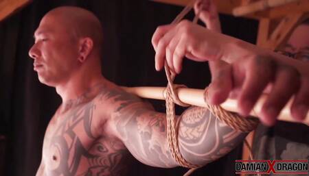 Bondaged Damian Dragon Tormented By Dom Encho