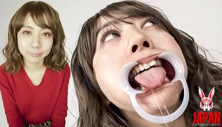 Amateur Girl Series] Real Amateur Rumi’s Tongue Observation and Saliva Fetishism