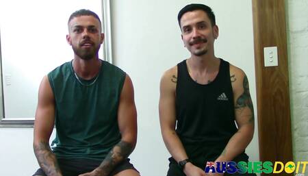 Tattooed Australian Elijah And Mateo Enjoys Anal Fuck