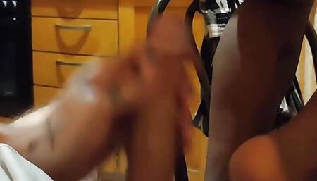 Black Wife Film Cheating with Husband's Best Friend slow Motion