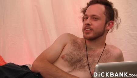 Hairy Gay Woody Johnson Jerks Off His Huge Cock On Cam
