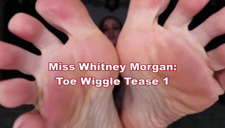 Miss Whitney Morgan: Toe Wiggle Tease - wmv