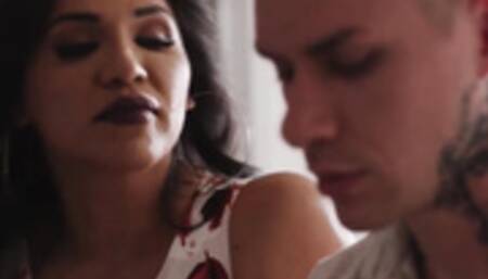 Stepson get barebacked by his TS stepmom