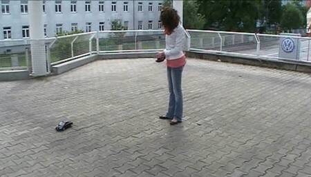 toy car crush in cute flats