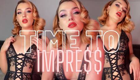 TIME TO IMPRESS - Financial Domination JOI