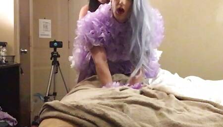 Hot Sissy Slut Pegged