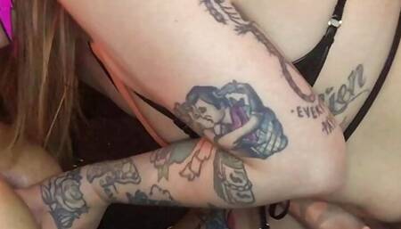 Beautiful Milf Sucking Huge Cock & Getting Her Big Ass Worshipped ... Pawg, interracial, Rimming