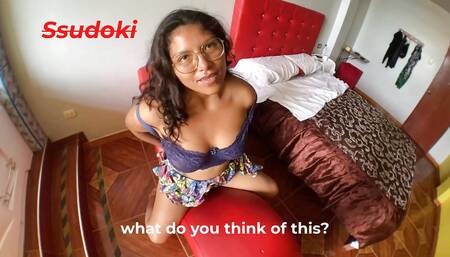 I had no way to the pizza delivery man, so I offered him my body to fulfill our fantasies.