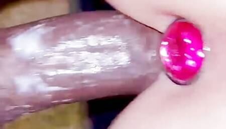 Cheating wife creams on neighbor