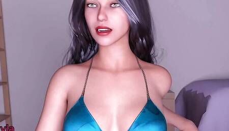 Summer Class: Hot Girl Is Showing Her Tits on Stream - Episode 1