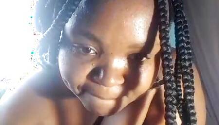 Watch me rub my black pussy 4