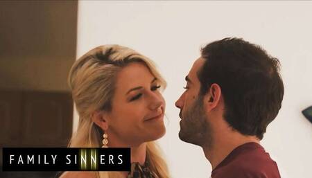 Stepmom Kit Mercer Takes Stepson's Tongue Deep Inside