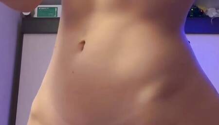 teasing flashing naked body