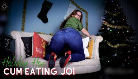 Holiday Hoe Cum Eating JOI - Hot MILF Lacey Royce Humiliates You While You Jerk Off To Her Big Tits, Big Ass In Tight Jeans, And Heels - Verbal Humiliation Jerkoff Instructions With CEI