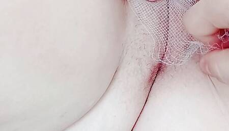 She let me leak her pussy with a leotard after the graduation party